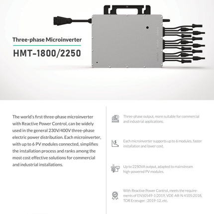 HOYMILES HMT - 1800 - 6T 3F Wechselrichter - NeueEnergie24