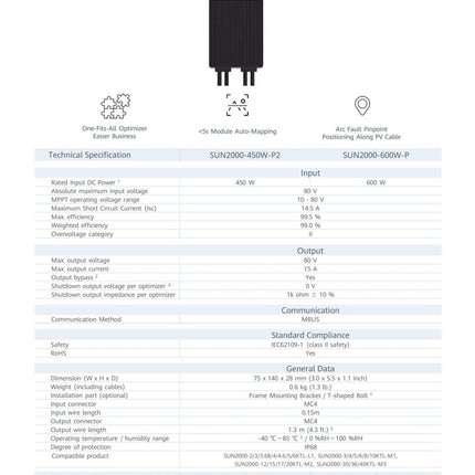 HUAWEI SUN 2000 - 600W - P Optimierer - NeueEnergie24