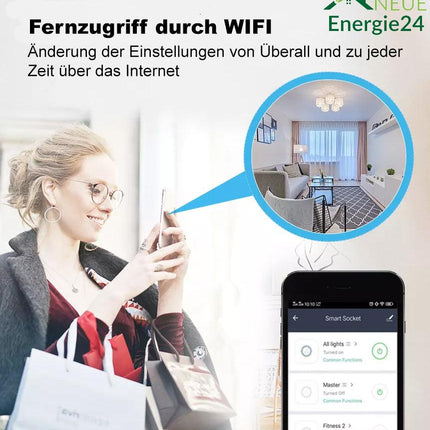 Smarte Steckdose Indoor - NeueEnergie24