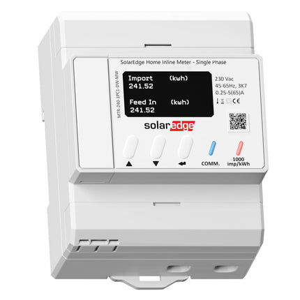 SolarEdge Inline Energy Meter mit Energy Net, 1PH 230V, 65A - NeueEnergie24