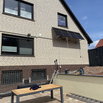 SOLARION® Modul Halterung Verstellbar 15° - 30° für Flachdach / Fassade - NeueEnergie24