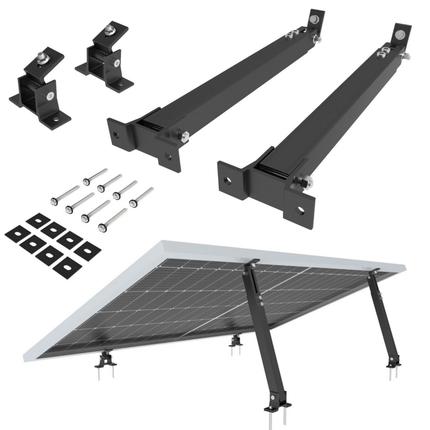 SOLARION® Modul Halterung Verstellbar 15° - 30° für Flachdach / Fassade - NeueEnergie24