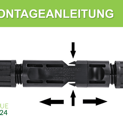 Solarstecker Hülse Kupplung passend für MC4 - NeueEnergie24