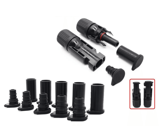 Solarstecker Staubschutzkappen f. Wechselrichter Anschluss - NeueEnergie24