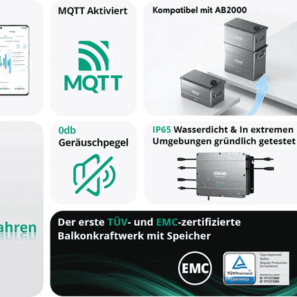Zendure SolarFlow AB2000S Erweiterungsbatterie 1920Wh Add - On LiFePO4 - NeueEnergie24