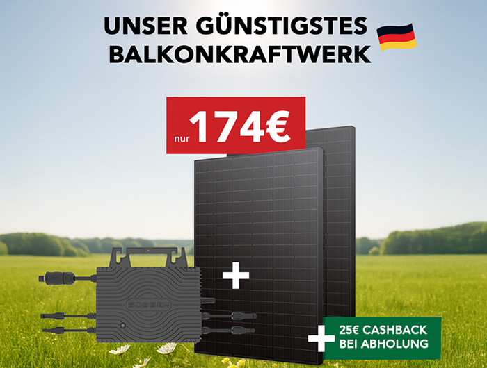 <h2>BALKONKRAFTWERK BASIC 850Wp/800W </h2>