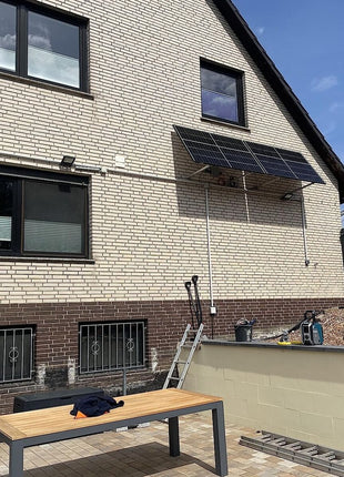 SOLARION® Modul Halterung Verstellbar 15°-30° für Flachdach / Fassade - NeueEnergie24