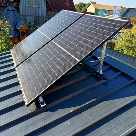 SOLARION® Modul Halterung Verstellbar 15°-30° für Flachdach / Fassade - NeueEnergie24