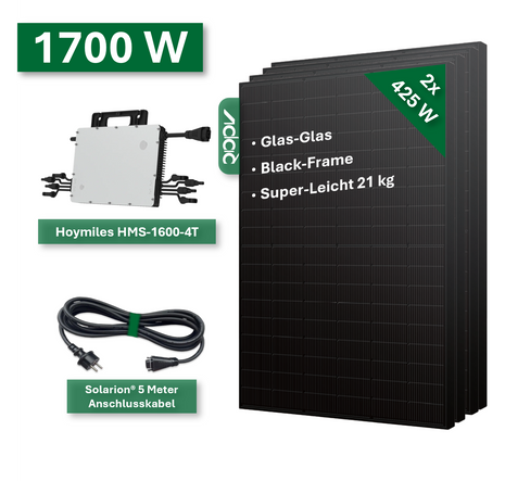 Balkonkraftwerk BASIC+ 1700W/1600W