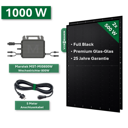 Kit solaire Pro 1000W/800W - Module Viessmann et Marstek MI0800W