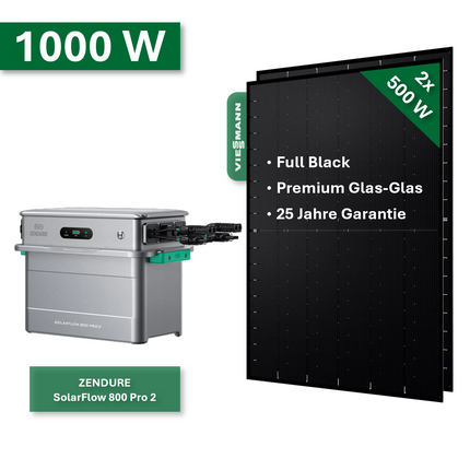 Kit solaire Pro 1000W/800W avec Zendure SolarFlow 800 Pro 2