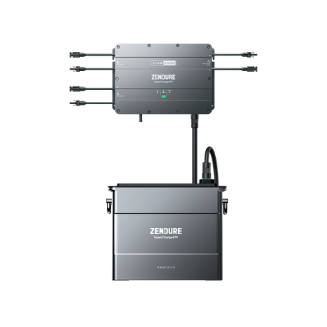 ZENDURE SuperCharged Smart PV HUB2000 + SolarFlow Set mit AB2000 Batterie 1,92kWh - NeueEnergie24