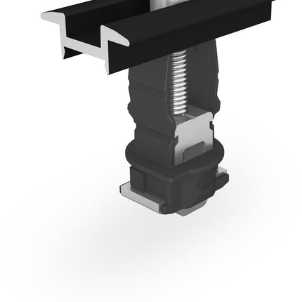 K2 Systems solar module holder for trapezoidal sheet metal (vertical installation)