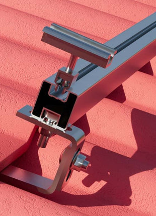 SOLARION® Solarmodul Halterung für Schrägdach/Ziegeldach (Vertikalmontage) - NeueEnergie24