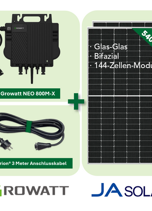 Centrale électrique pour balcon Pro 1080W/800W