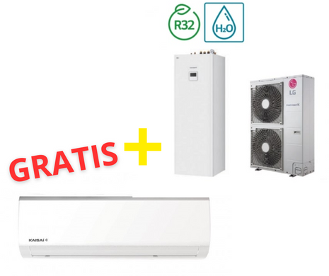 LG Wärmepumpe Therma V Hydrosplit IWT R32 16kW 3-phasig HU163MRB  HN1616Y - NeueEnergie24
