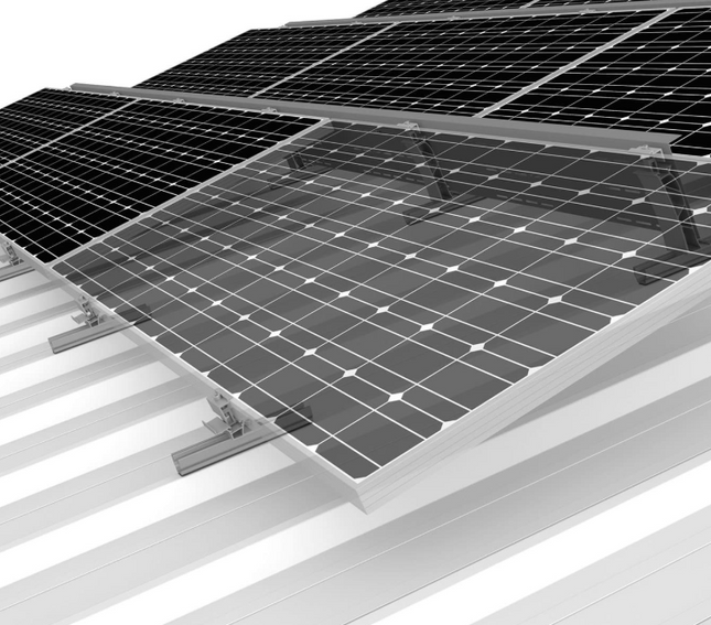 Soporte de módulo solar K2 Systems para chapa trapezoidal