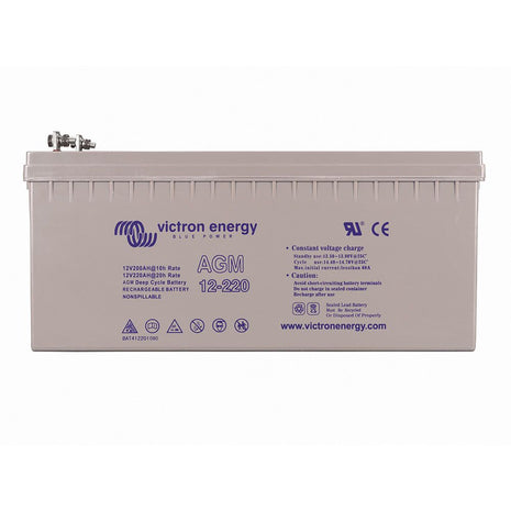 Victron AGM 12V 220Ah deep cycle battery 