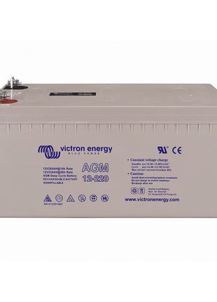 Victron AGM 12V 220Ah deep cycle battery 