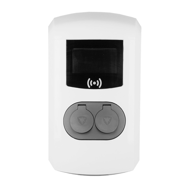 Alfen Eve Double Pro - line 3PH (2C, Shutter, 32A, RFID, Logo, Backoffice E - Flux) - NeueEnergie24