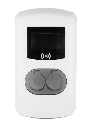 Alfen Eve Double Pro-line 3PH (2C, obturateur, 32A, RFID, logo, backoffice E-Flux)