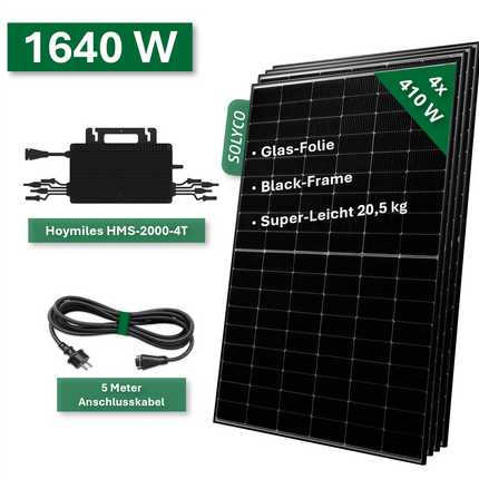Balkonkraftwerk BASIC+ 1640W/2000W - NeueEnergie24
