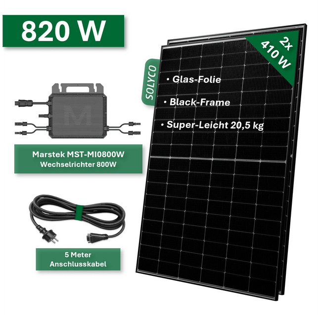 Balkonkraftwerk BASIC 820W/800W - NeueEnergie24