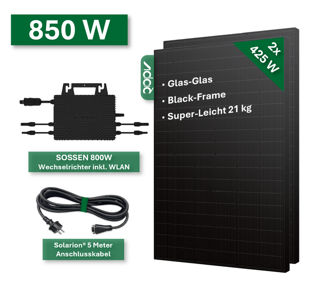 Balkonkraftwerk BASIC 850W/800W - NeueEnergie24