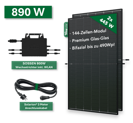 Balkonkraftwerk NEO+ 890W/800W - NeueEnergie24