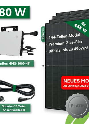 Balkonkraftwerk PLATIN+ 1780W/1600W - NeueEnergie24
