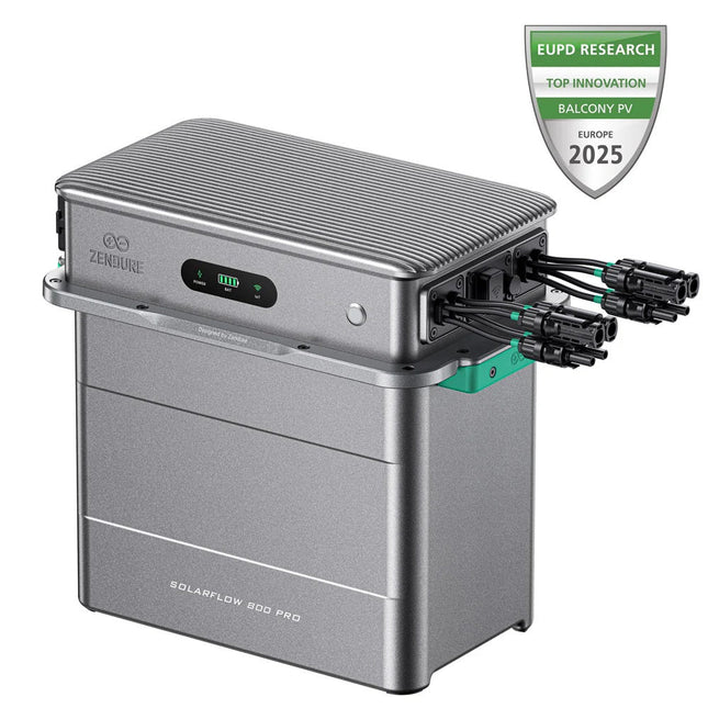 Balkonkraftwerk Platin+ 1780W/800W mit Zendure SolarFlow 800 Pro - NeueEnergie24