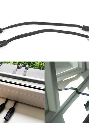 Flachkabel Fensterdurchführung 4mm² 6mm² passend für MC4 - NeueEnergie24