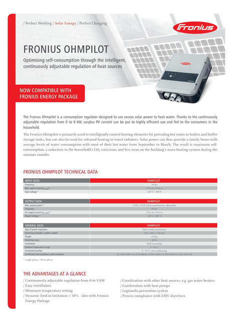 Fronius Ohmpilot 9.0-3 - NeueEnergie24