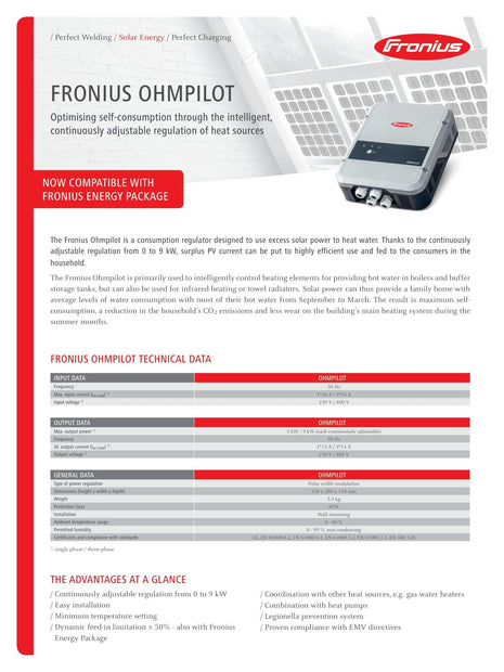 Fronius Ohmpilot 9.0-3 - NeueEnergie24