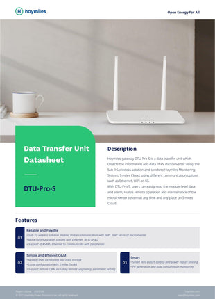HOYMILES DTU PRO-S WIFI Überwachungsmodul - NeueEnergie24