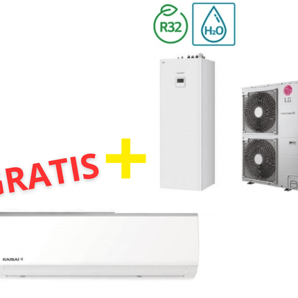 LG Wärmepumpe Therma V Hydrosplit IWT R32 16kW 3 - phasig HU163MRB HN1616Y - NeueEnergie24