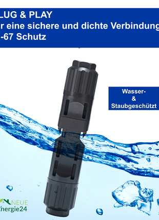 MC4 Solarstecker Hülse Kupplung - NeueEnergie24