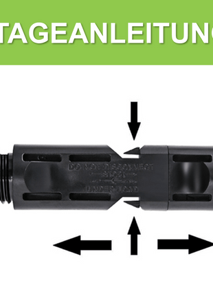 MC4 Solarstecker Hülse Kupplung - NeueEnergie24