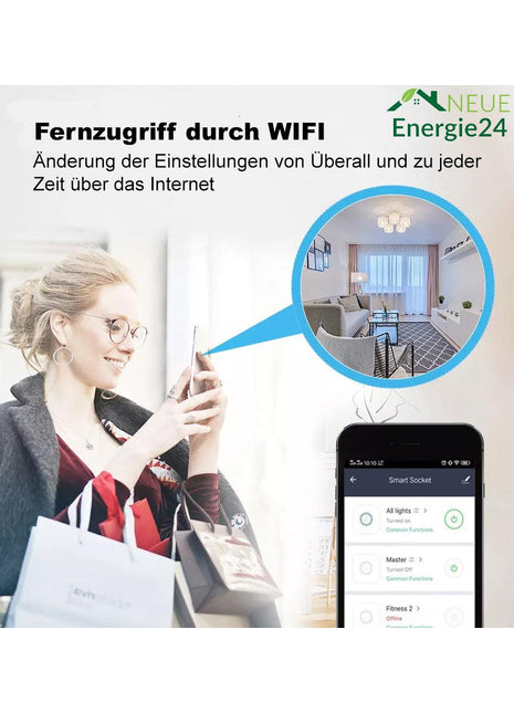Smarte Steckdose Indoor - NeueEnergie24