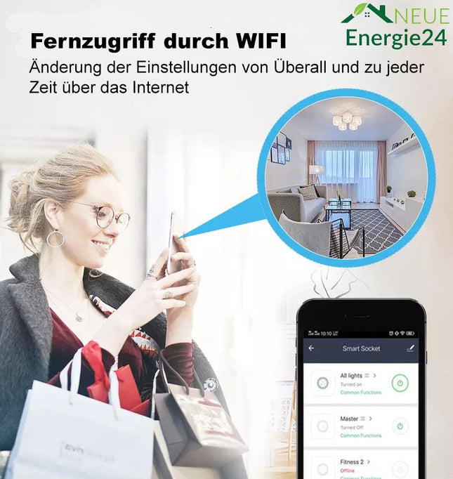 Smarte Steckdose Indoor - NeueEnergie24