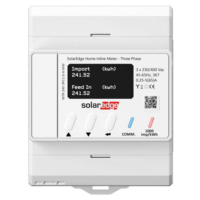 SolarEdge Inline Energy Meter mit Energy Net, 1PH/3PH 230/400V, 65A - NeueEnergie24