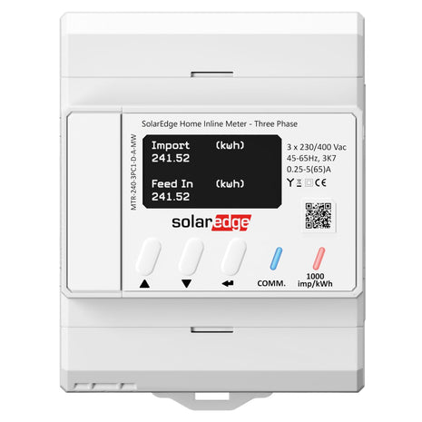 SolarEdge Inline Energy Meter mit Energy Net, 1PH/3PH 230/400V, 65A - NeueEnergie24