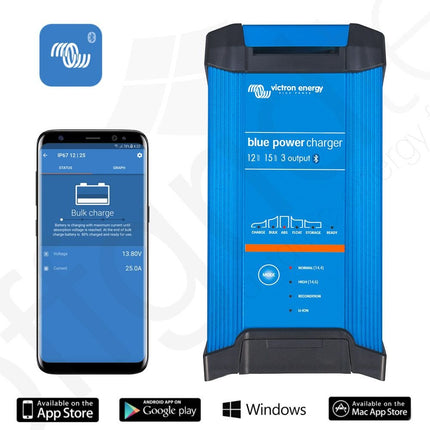 Victron Blue Smart IP22 12/15(3) Charger 12V 15A 3 Batterien - NeueEnergie24