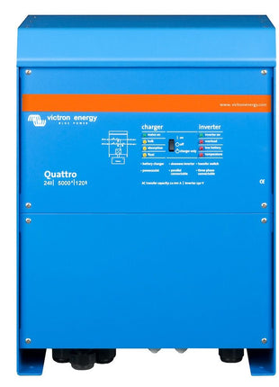 Victron Quattro 24/5000/120 24V 230V 4000W Sinus Wandler 120A Batterielader - NeueEnergie24