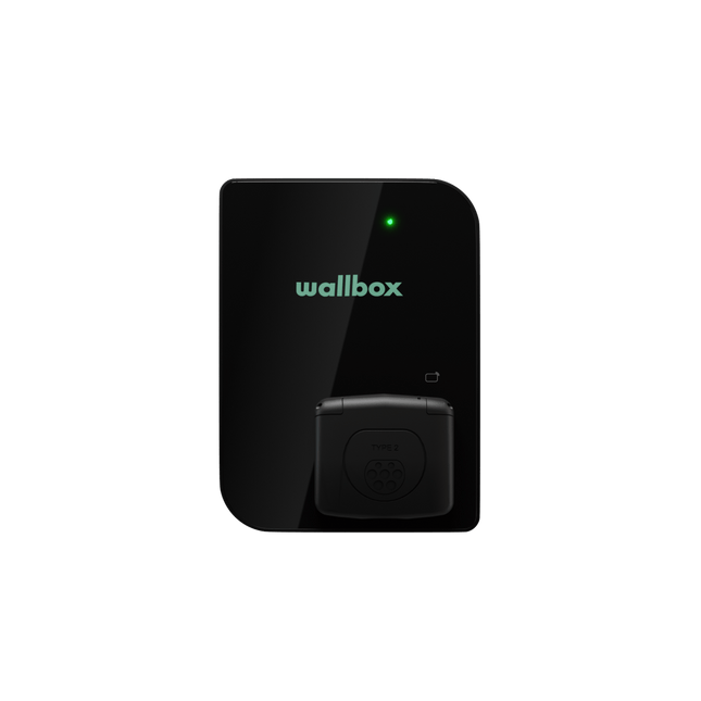 Wallbox Copper SB (22Kw / Shutter Socket / Type 2 / Black) - NeueEnergie24