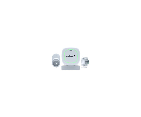 Wallbox Kit Pulsar Max PLP2 (22kW / 5 meters / type 2 / white) & Power Boost meter (3ph) & Dock