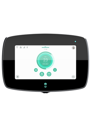 Wallbox Commander 2 (22Kw / 7 mètres / Type 2 / 4G / Noir)